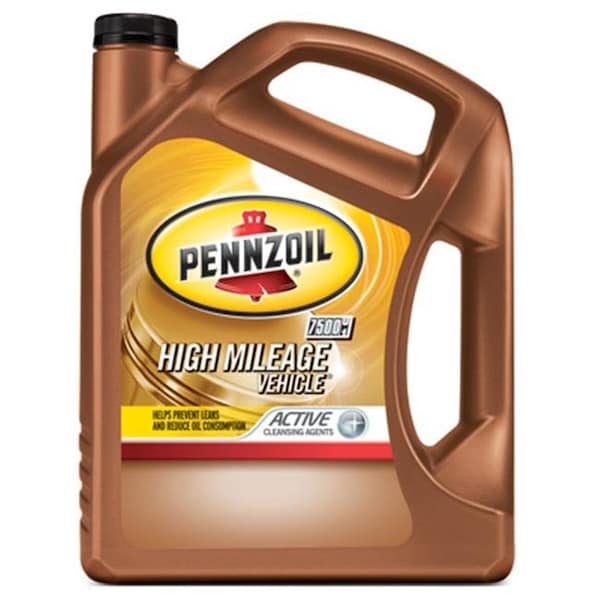 Pennzoil 550038340 5W30 High Mileage Vehicle Motor Oil - 5 qt.; Pack of 3 152036 - main
